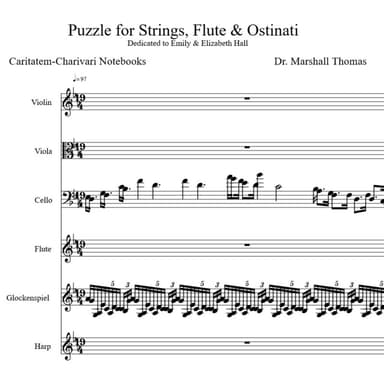Puzzle for Strings, Flute & Ostinati