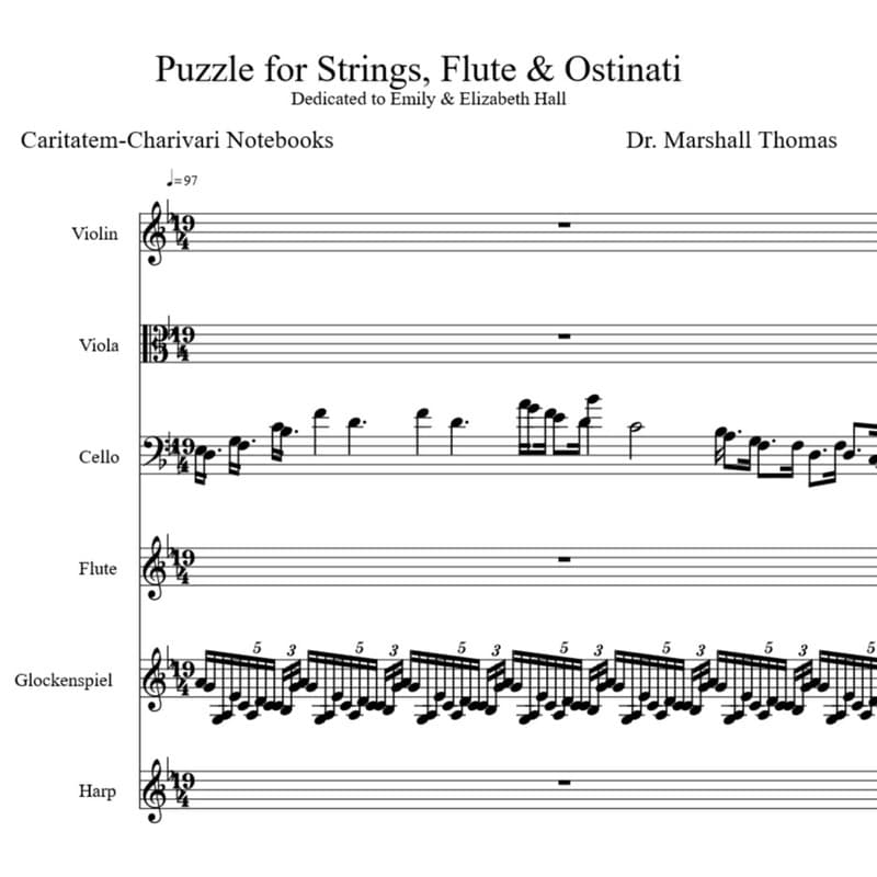 Puzzle for Strings, Flute & Ostinati