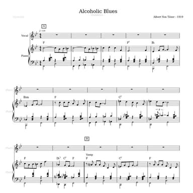 The Alcoholic Blues (arr. Jim Ivy)