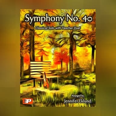 Symphony No. 40 (Easy Piano with Duet) (arr. Jennifer Eklund)