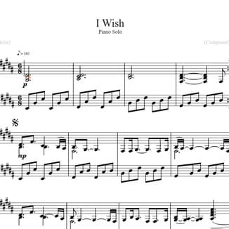 I Wish (arr. TheBiPianist)
