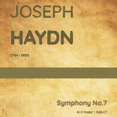 Haydn - Symphony No.7 in C major, "Le Midi" Hob.I:7 (arr. J.G. Cucó Barber)