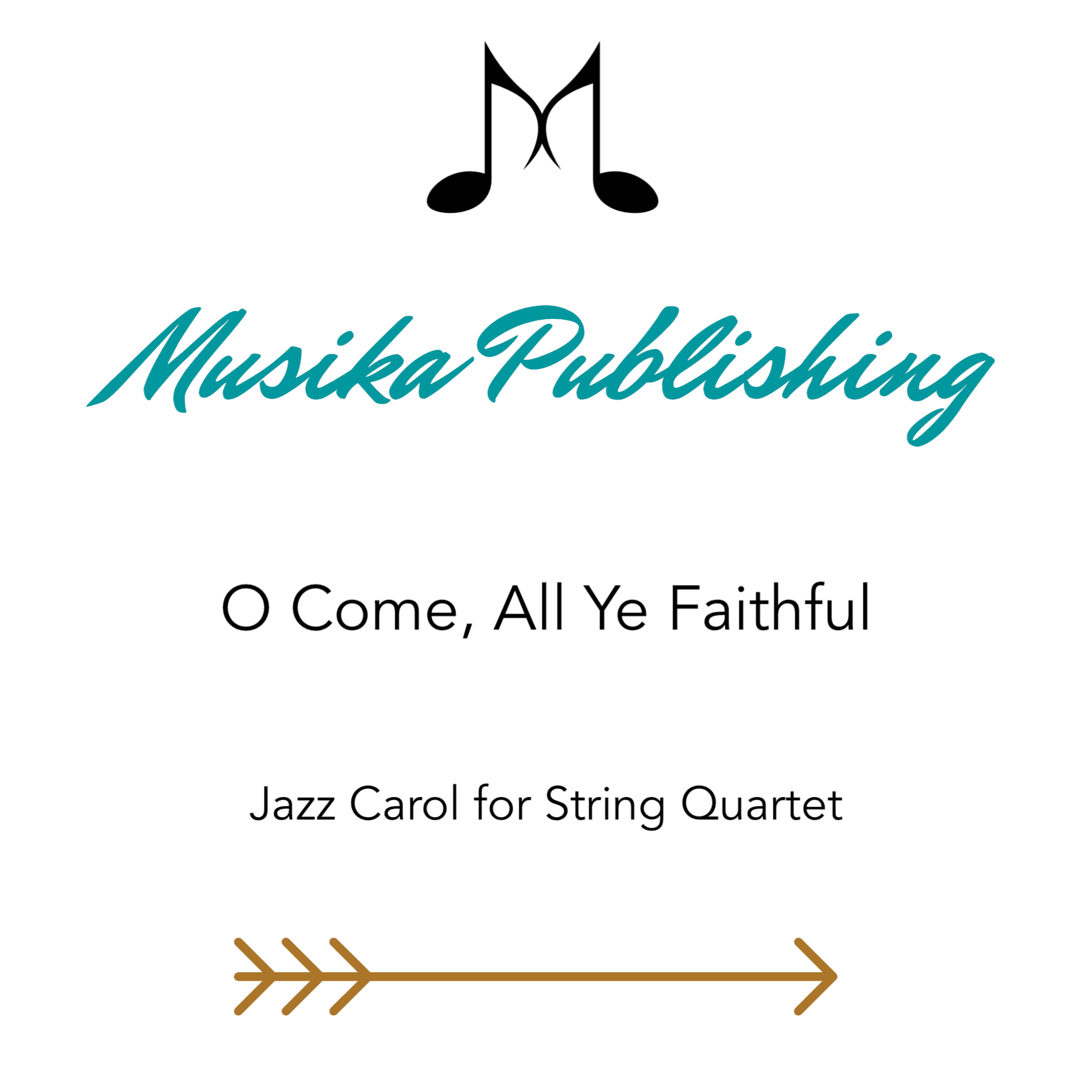 O Come All Ye Faithful - Jazz Arrangement in 5/4 for String Quartet (arr. Kate Agioritis)