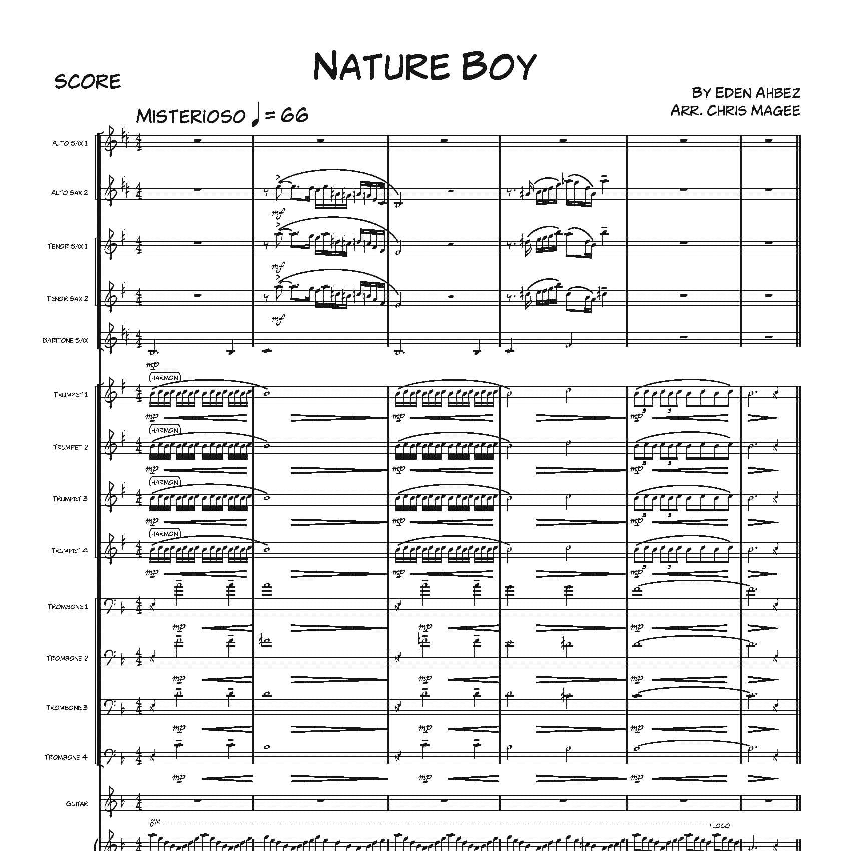 Nature Boy (arr. Chris Magee)