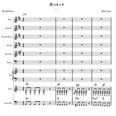 25 Or 6 To 4 (arr. Nicholas Cocco)