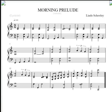 MORNING PRELUDE