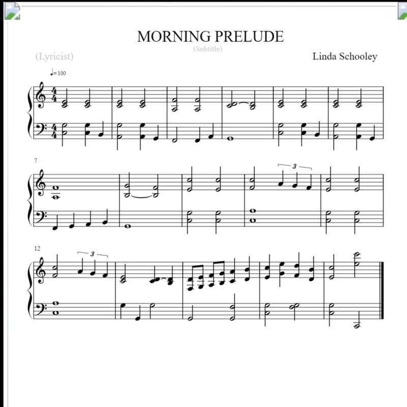MORNING PRELUDE