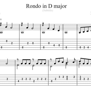 Rondo in D major