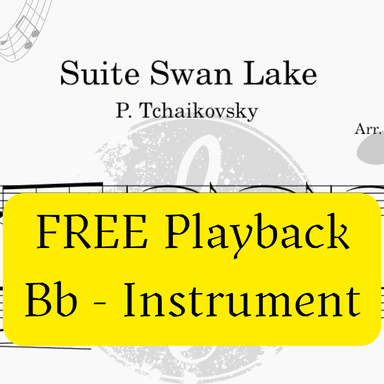 Swan Lake (Tchaikovsky) + FREE Mp3 Playback + Pdf Solo and Piano Parts (arr. Fabio Eduardo de Oliveira)