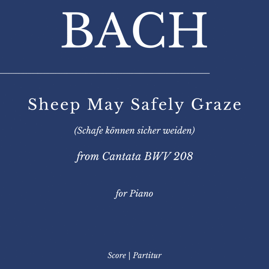 Bach: Sheep may safely graze (Schafe können sicher weiden) as played by Khatia Buniatishvili (arr. Flavio Regis Cunha)