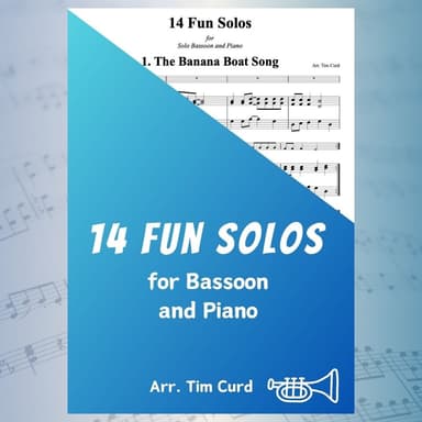 14 Fun Solos for Bassoon and Piano (arr. Tim Curd)