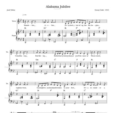 Alabama Jubilee (arr. Jim Ivy)