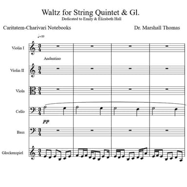 Waltz for String Quintet & Glockenspiel