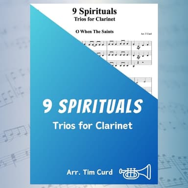 9 Spirituals, Trios For Clarinet (arr. Curd.)