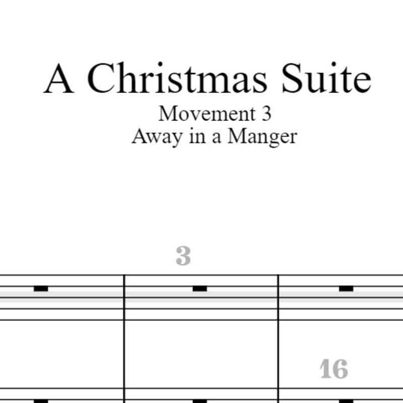Away in a Manger (arr. Preston D. King)