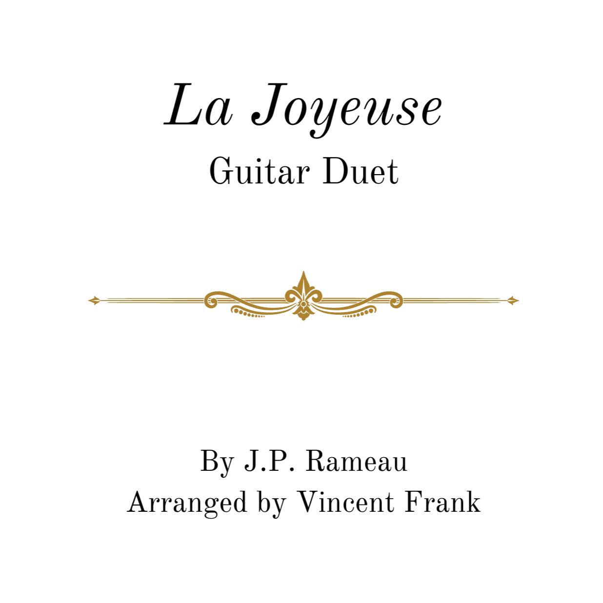 La Joyeuse (arr. Vincent Frank)