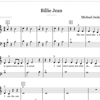 Billie Jean (arr. Emily Norris)