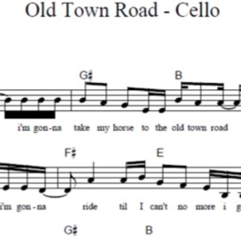 Old Town Road - Cello