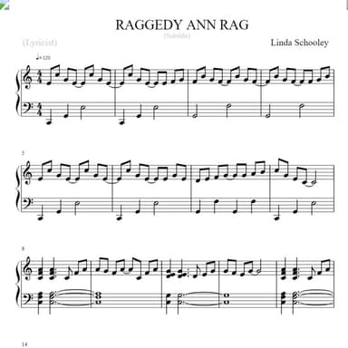 RAGGEDY ANN RAG