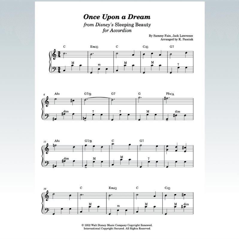 Once Upon A Dream (arr. Kenneth Pasciak)