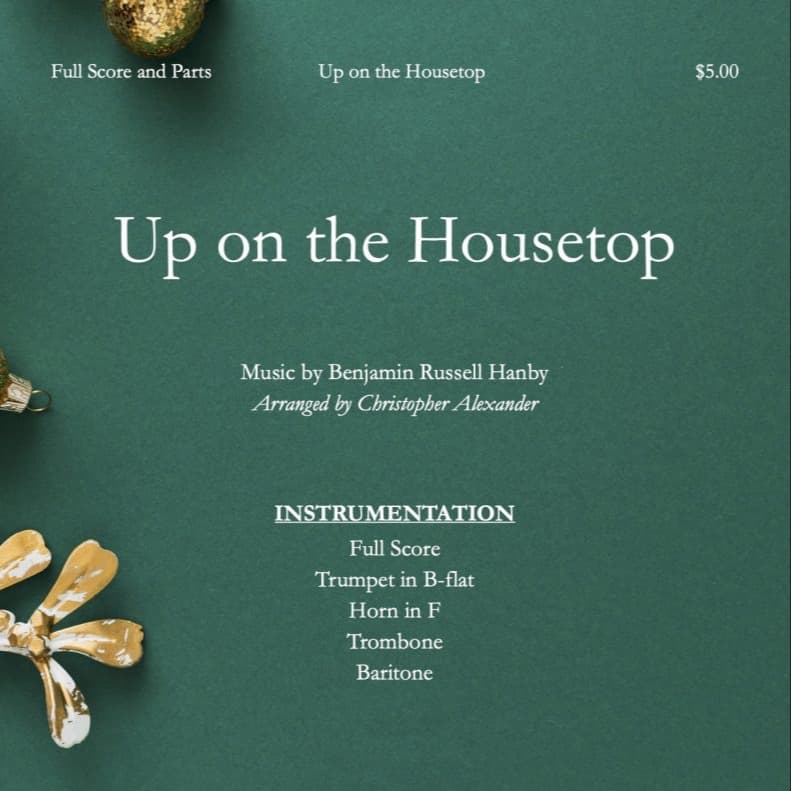 Up on the Housetop (arr. Christopher Alexander)