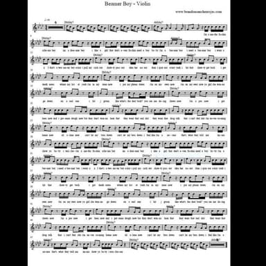 Beamer Boy - Piano/Vocal/Guitar
