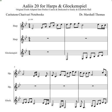 Aaliis 20 for Harps & Glockenspiel