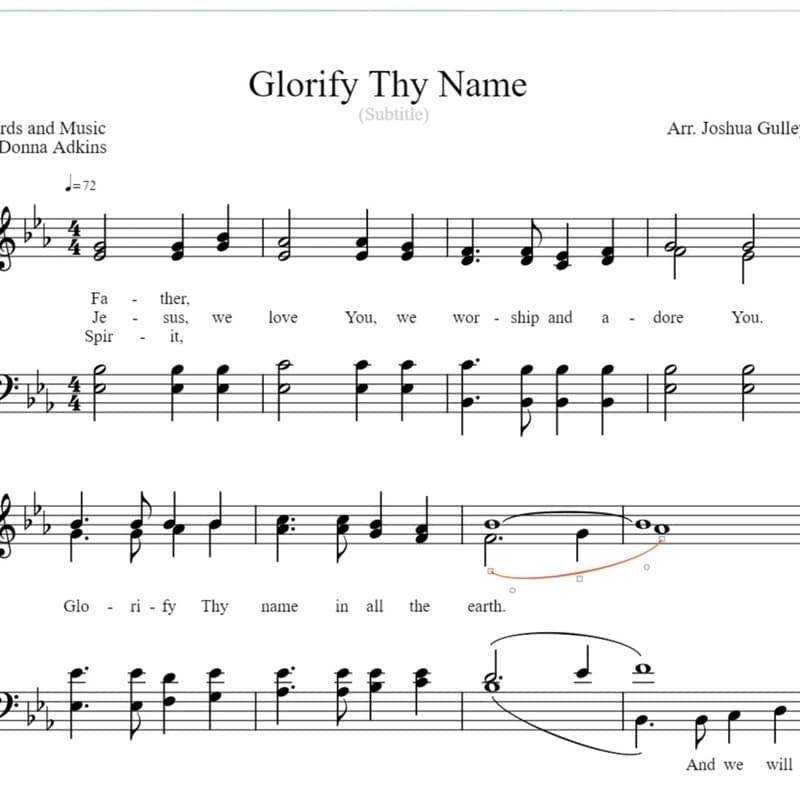 Glorify Thy Name (arr. Joshua Gulley)