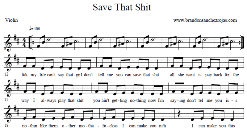 Save That Shit