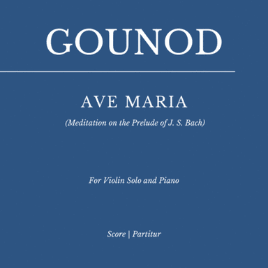 Ave Maria - (Meditation on the Prelude of J. S. Bach) (for Violin Solo and Piano) (arr. Flavio Regis Cunha)