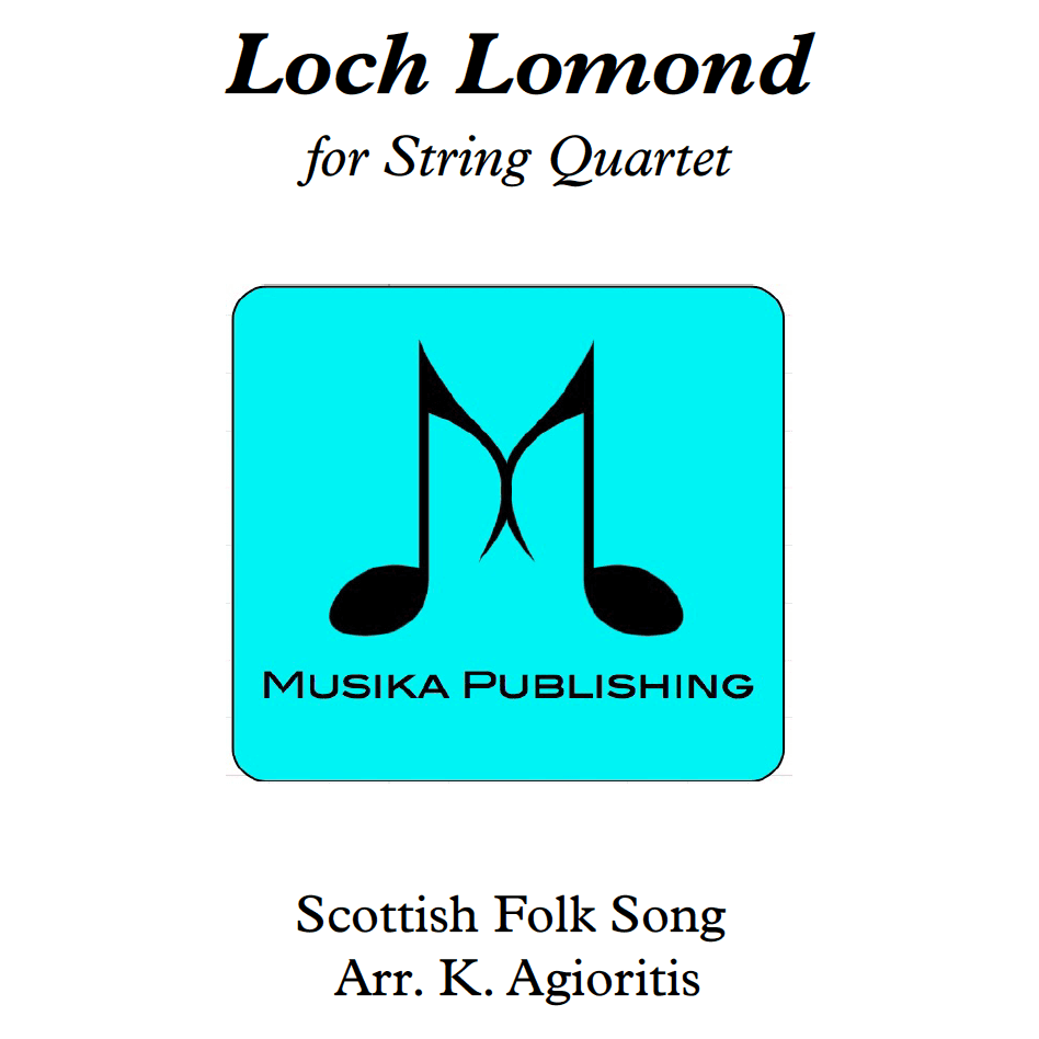 Loch Lomond - for String Quartet (arr. Kate Agioritis)