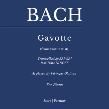 Suite from the Partita No. 3 in E Major for Solo Violin, BWV 1006: II. Gavotte (arr. Flavio Regis Cunha)