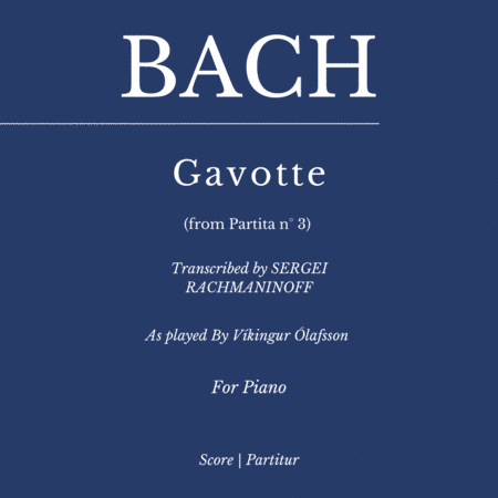 Suite from the Partita No. 3 in E Major for Solo Violin, BWV 1006: II. Gavotte (arr. Flavio Regis Cunha)