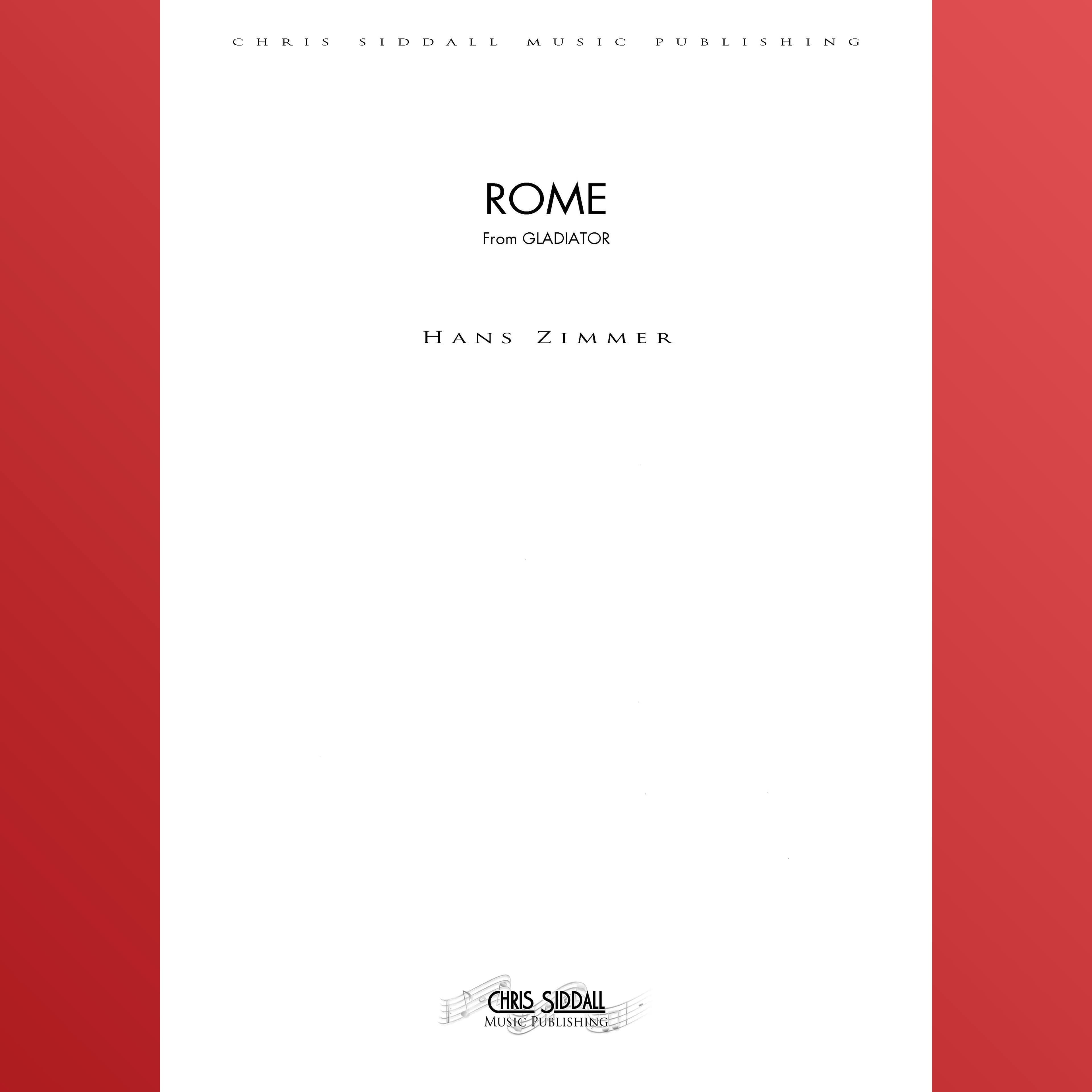 Rome - Score Only (arr. Chris Siddall Music Publishing)