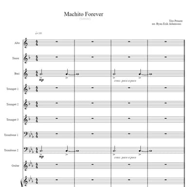 Machito Forever (arr. Ryan Erik Adamsons (ASCAP))