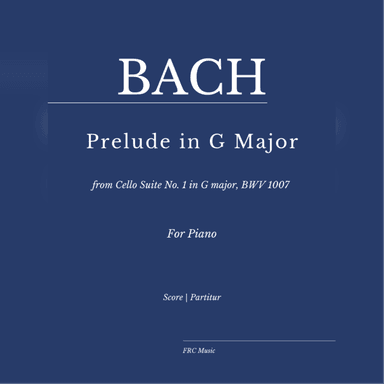Bach: Prélude Suite Nº 1 in G Major (BWV 1007) as interpreted by Icelandic pianist Víkingur Ólafsson (arr. Flavio Regis Cunha)