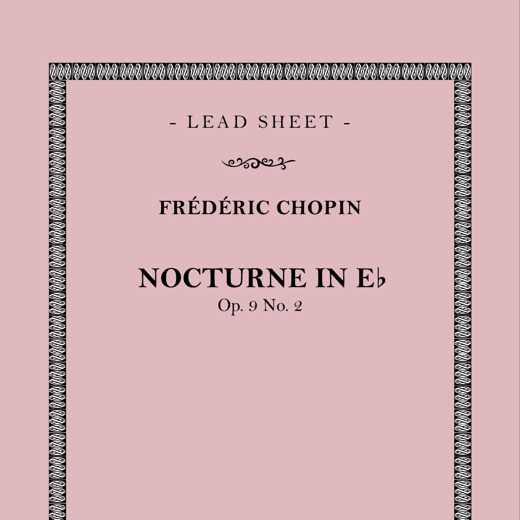 Nocturne in Eb (Op. 9 No. 2) (arr. Francesco Calì)