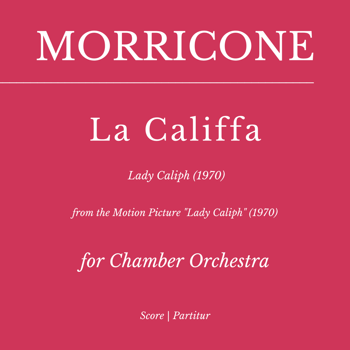 La Califfa (arr. Flavio Regis Cunha)