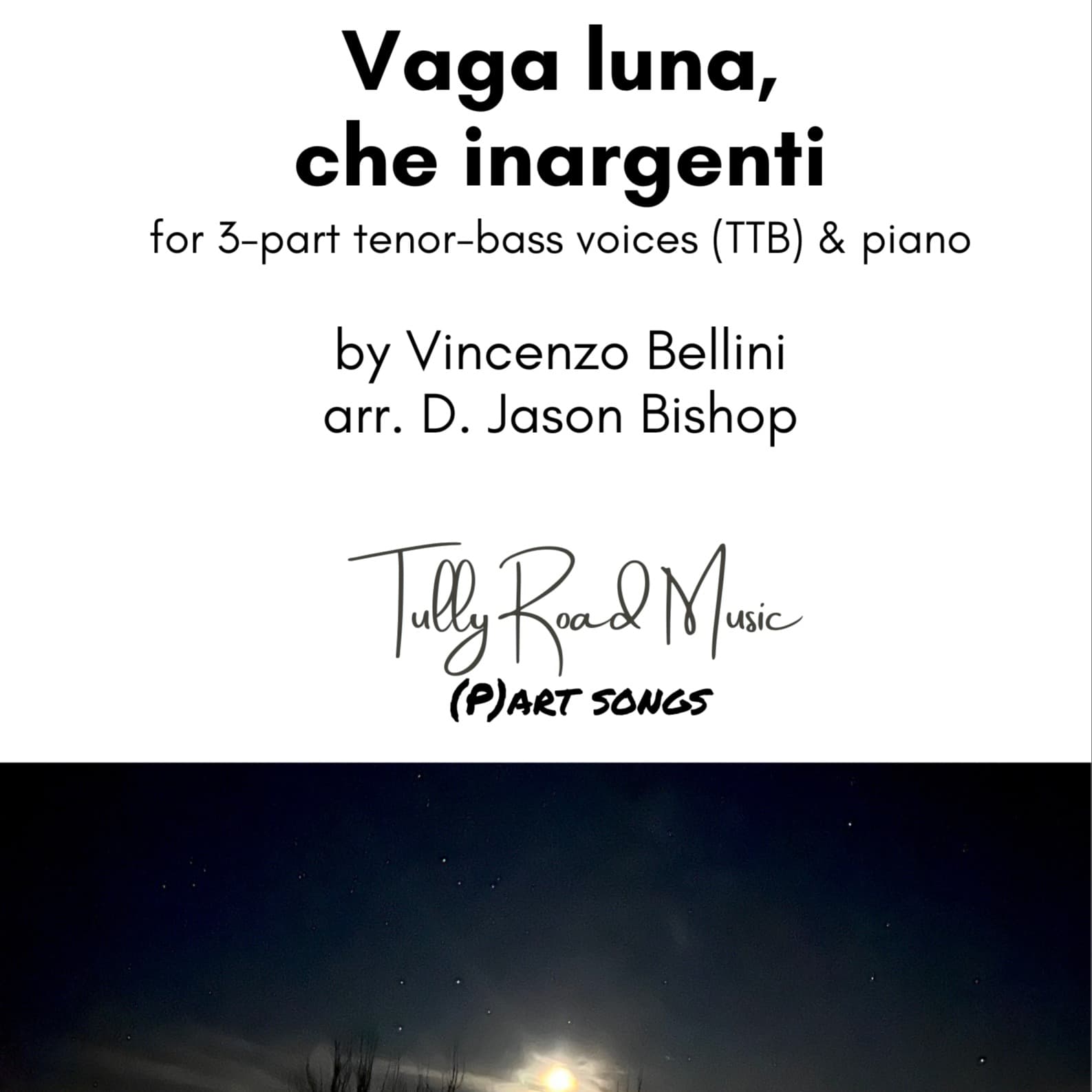 Vaga luna, che inargenti (arr. D. Jason Bishop)