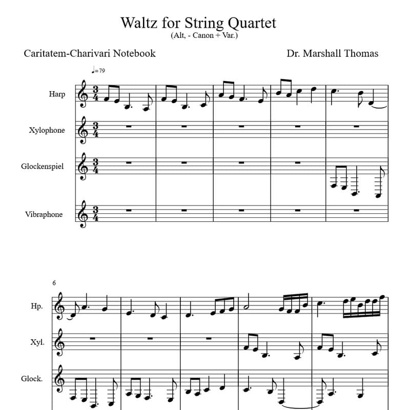 Waltz for String Quartet