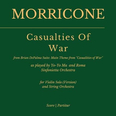 Casualties Of War -end Title (arr. Flavio Regis Cunha)