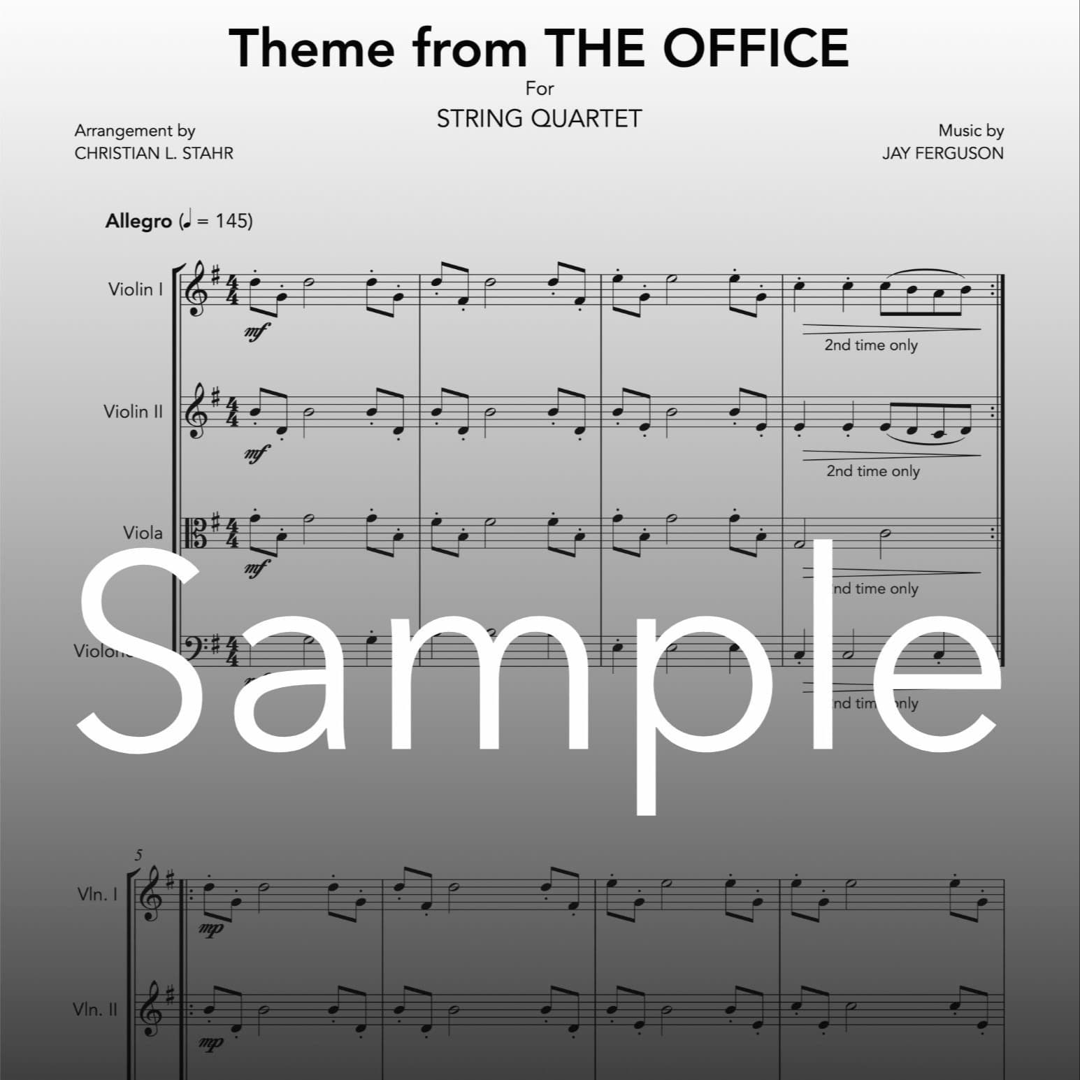 The Office - Theme (arr. Christian L. Stahr)
