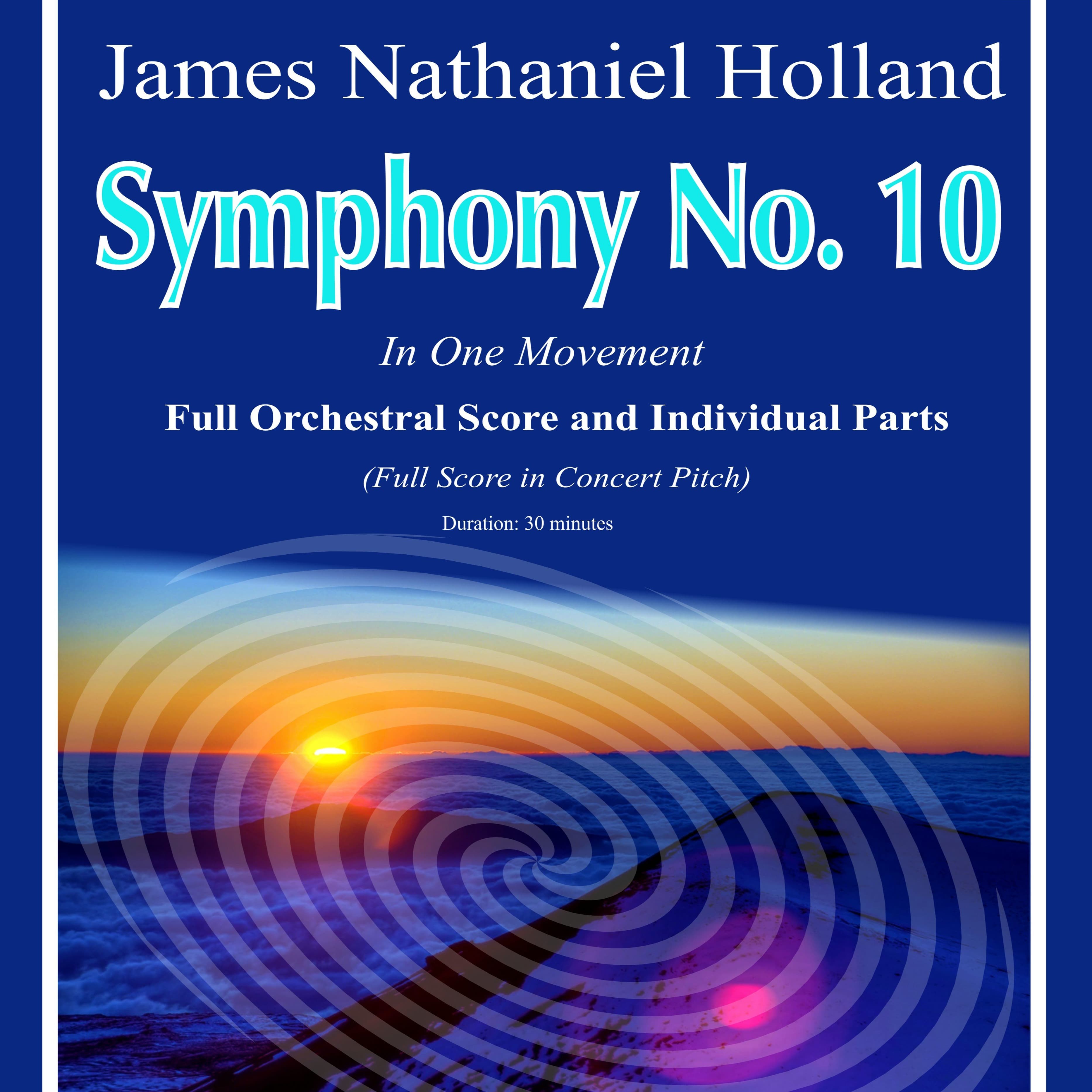 Symphony No. 10, Full Score and Individual Instrument Parts