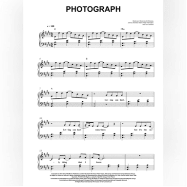 Photograph (arr. Flavio Regis Cunha)