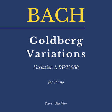 Bach: Goldberg Variations - Variation 1 - BWV 988 (as played by  Víkingur Ólafsson) (arr. Flavio Regis Cunha)