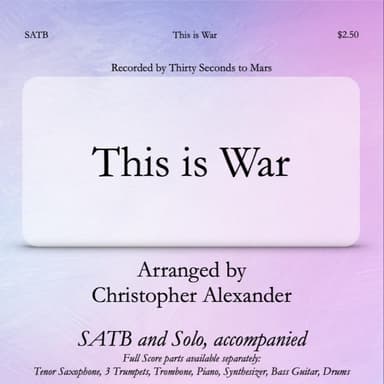 This Is War (arr. Christopher Alexander)