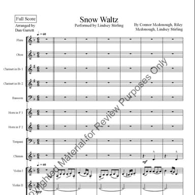 Snow Waltz (arr. Dan Garrett)