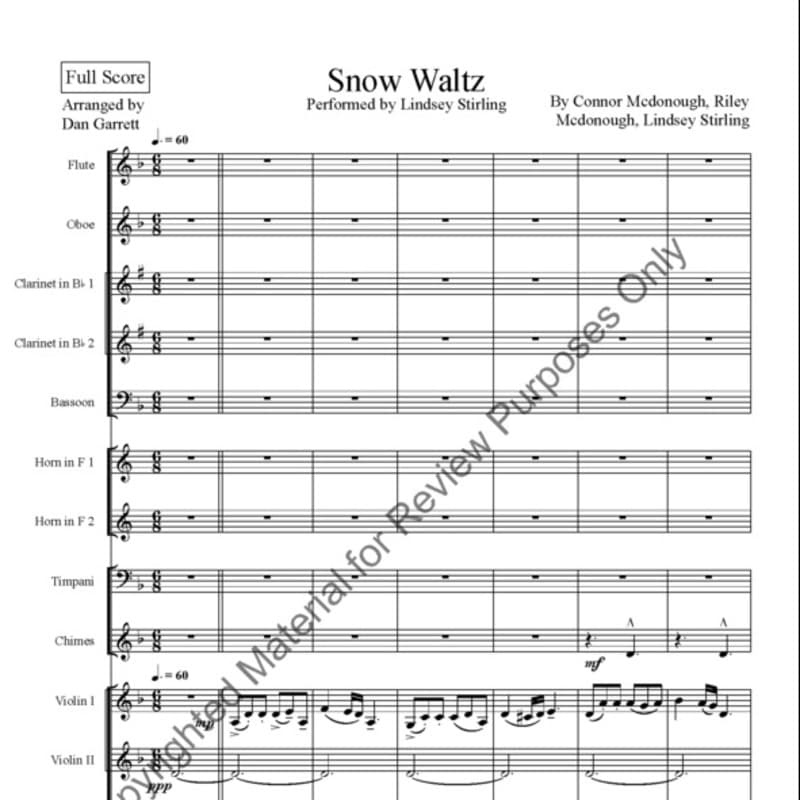 Snow Waltz (arr. Dan Garrett)