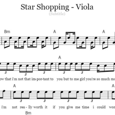 Star Shopping - Viola