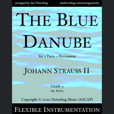 The Blue Danube (Flexible Instrumentation) (arr. Ian Deterling)